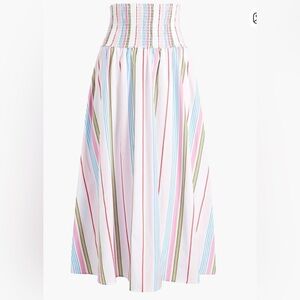 Hill House Delphine Nap Skirt in Rainbow Stripe